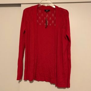 🌺 Premise Studio Open Crochet Cardigan Sz LG NWT